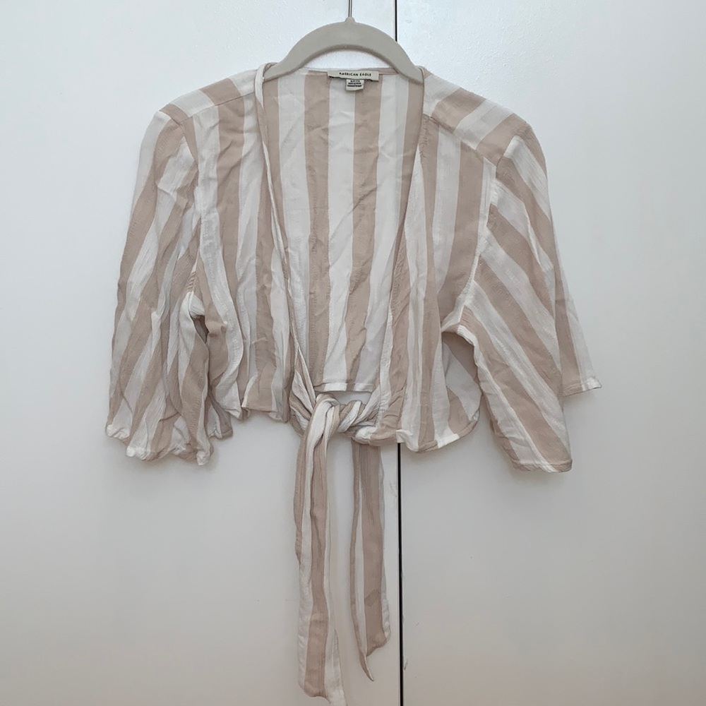 American Eagle Front Tie Top